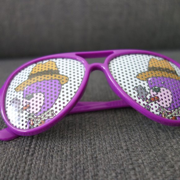 Plastic Purple Aviator Party Shades Featuring inBetweeners #3199 - Picture 1 of 11